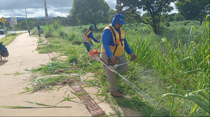 Zeladoria Urbana continua com limpeza e manutenção das áreas públicas