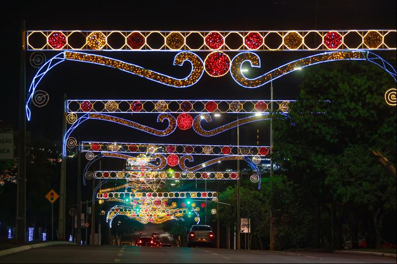 Prefeitura começa retirada de enfeites natalinos na Avenida Teotônio Segurado